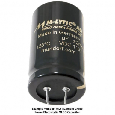 100uF 450V Mlytic MLGO Audio Grade Power Capacitor