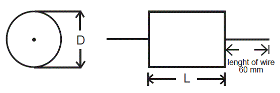 See above price for individual capacitor dimensions, approx. 